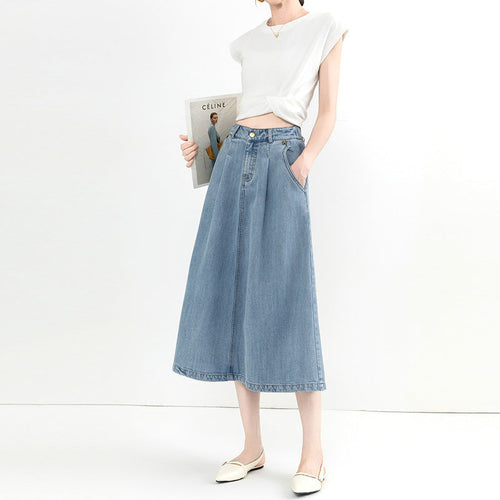 Women Jeans Skirt Lune London