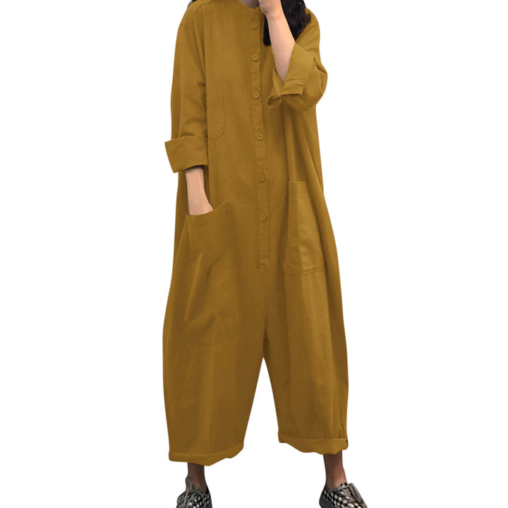Women's jumpsuit with practical pockets and casual cut Lune London
