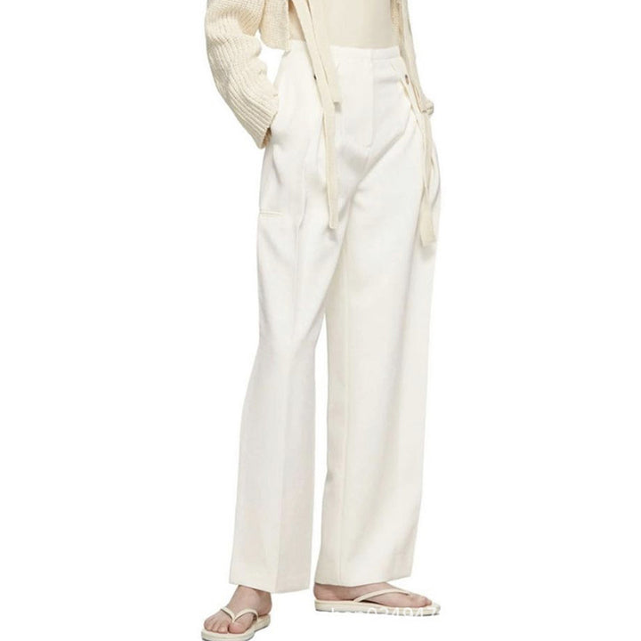 Pantalons larges en luxe pour femmes avec plis classiques Chic & Stil