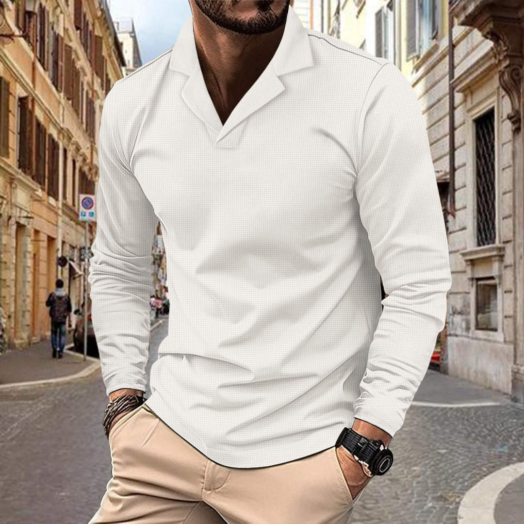 Trendy long sleeve shirt for men with textured design Lune London