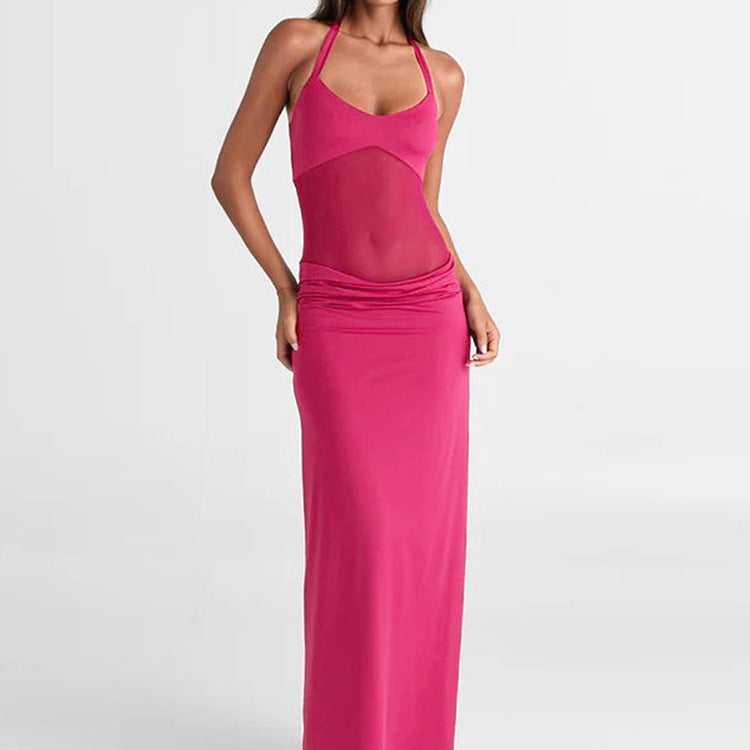 Maxi dress for women with refined cut and fitted design Lune London