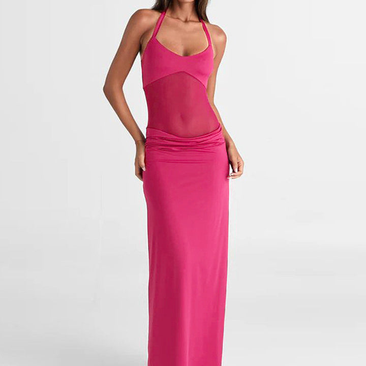 Maxi dress for women with refined cut and fitted design Lune London