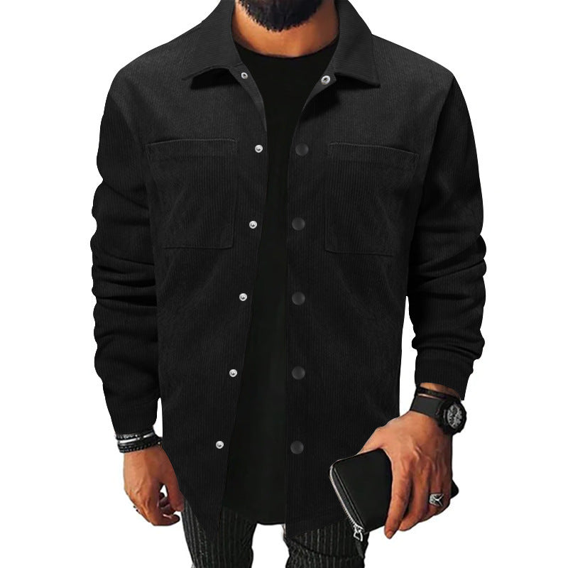 Corduroy jacket for men with practical pockets and button detail Lune London