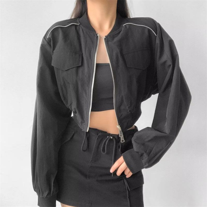 Veste de loisir cropped pour femmes Chic und Stil