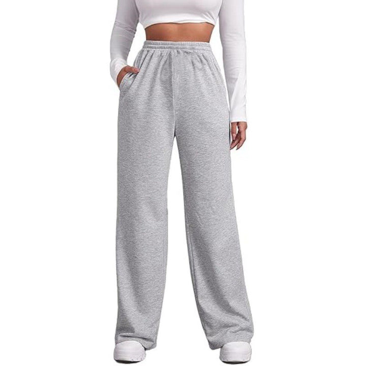Pantalon décontracté pour femmes avec taille élastique et coupe ample Chic & Stil