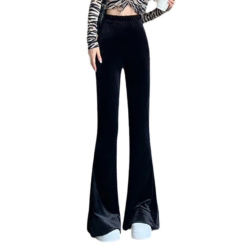 Women's Flared Velvet Pants Chic & Stil
