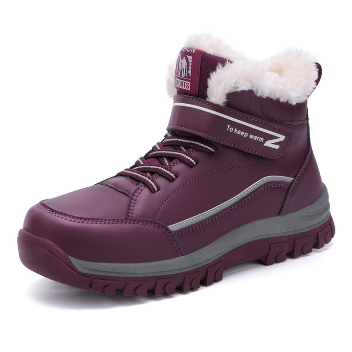 Insulated winter boots for women with a slip-resistant profile sole and warm inner lining Lune London