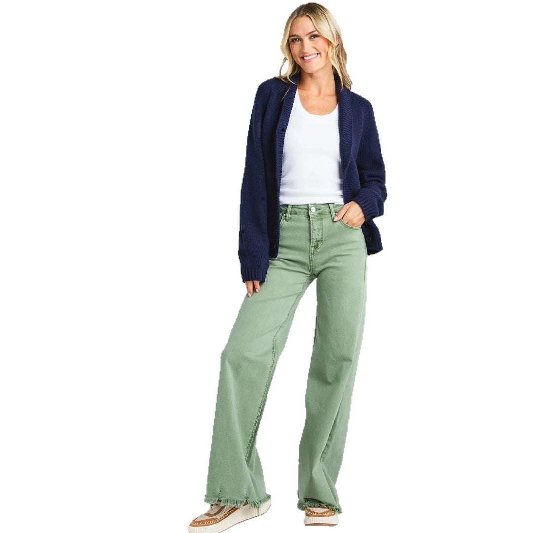 Women's knitted jacket with a trendy design and comfortable pockets Lune London