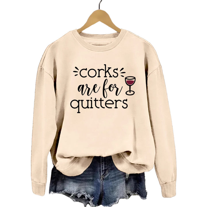 Sweatshirt pour femmes avec slogan créatif et coupe décontractée Chic & Stil