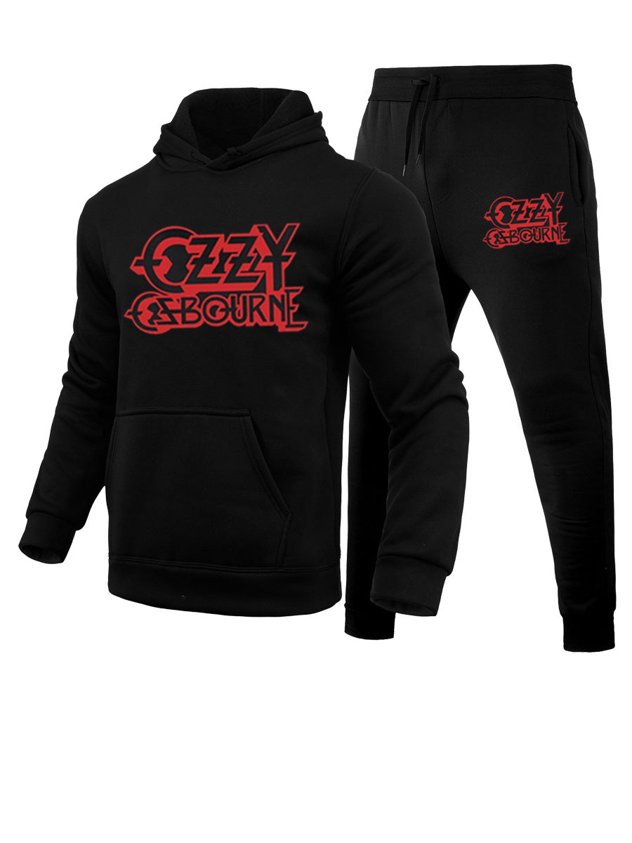 Comfortable hoodie and jogging set for women with a marked graphic design Lune London