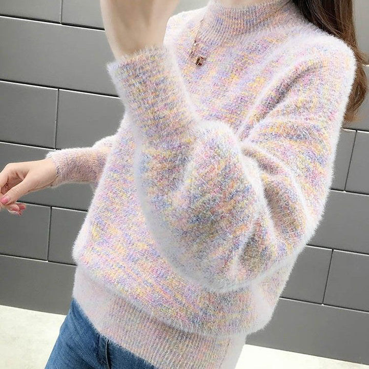 Pull en maille confortable pour femmes avec dégradé coloré Chic & Stil