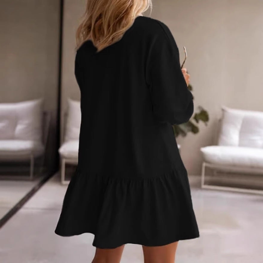 Casual dress for women with a loose fit and voluminous sleeves Lune London