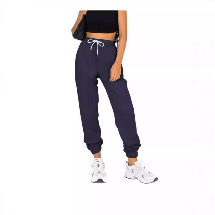 Women Comfortable Relaxed Fit Jogging Pants with Elastic Waistband and Practical Pockets Chic & Stil