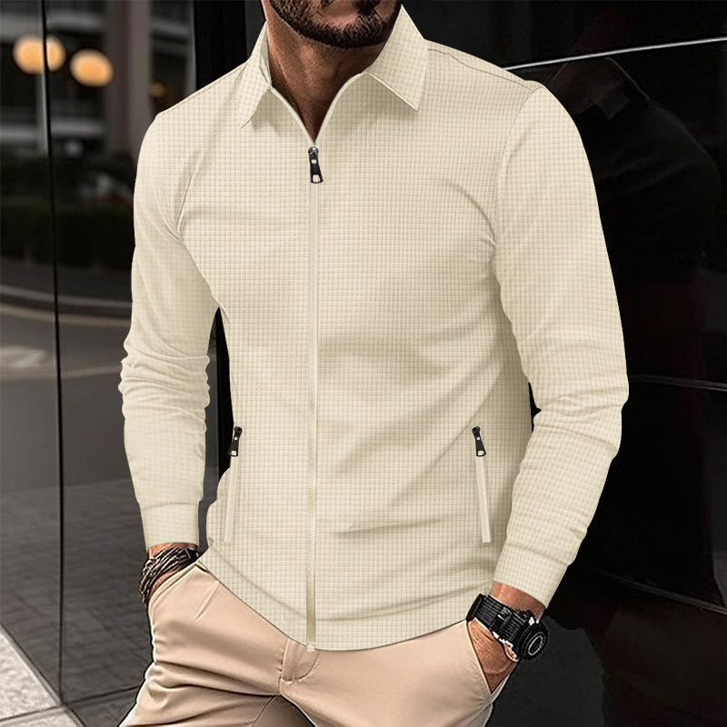 Trend transitional jacket for men with zipper and practical pockets Lune London