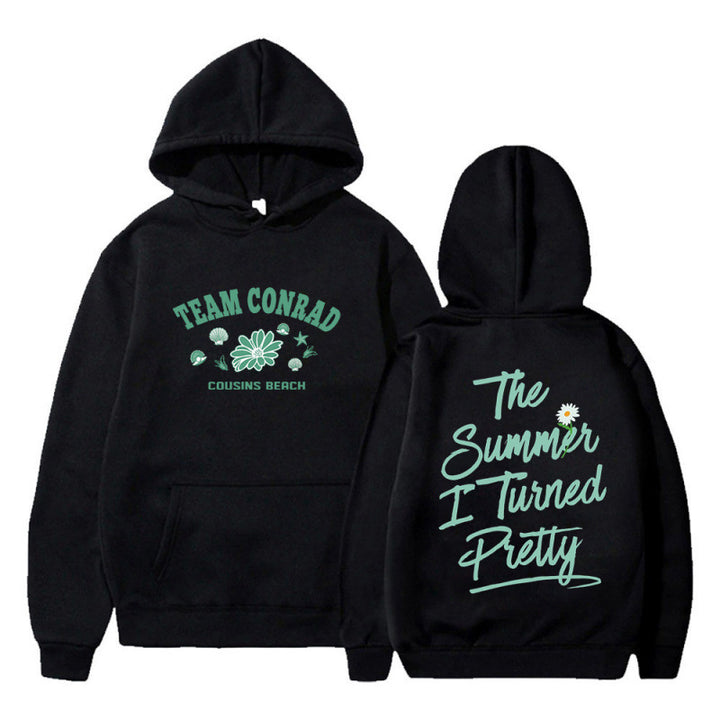Sweat à capuche pour femmes avec imprimé floral et imprimé créatif Chic & Stil