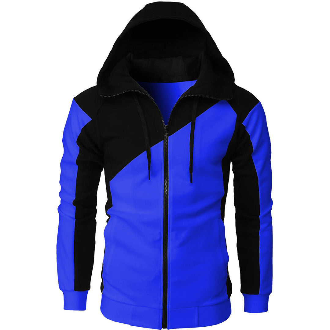 Sporty hooded jacket for men with contrasting color accents Lune London