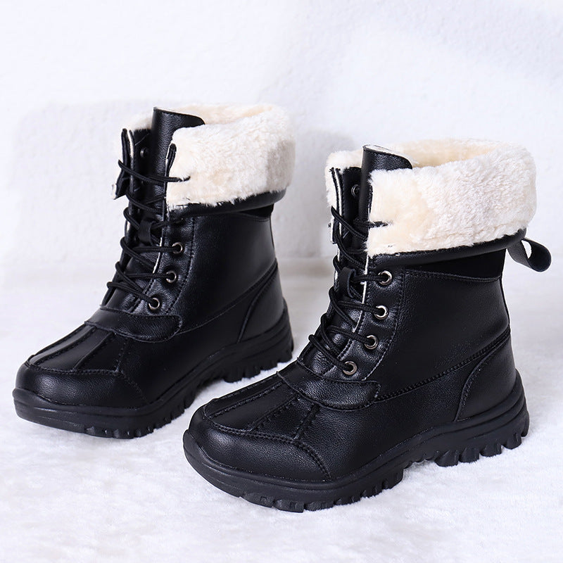 Women's winter boots lined with non-slip sole Lune London