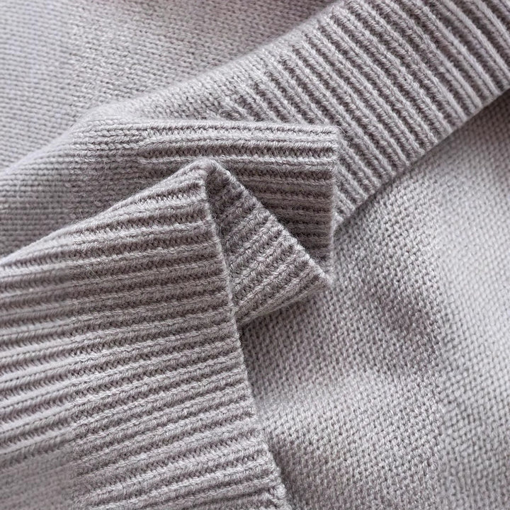 Fashionable knitted sweater for women with trendy stripes and relaxed fit Lune London