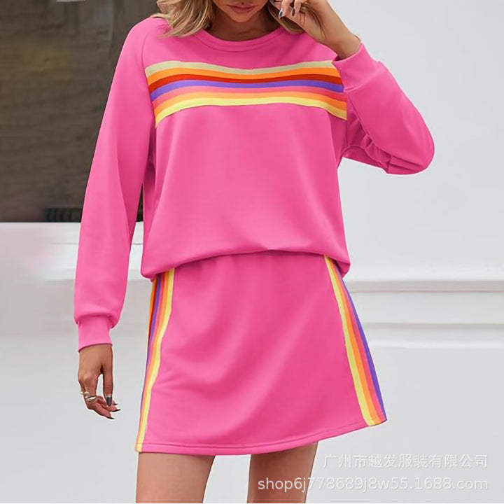 Lune London Women's Sport Sweatshirt and Skirt Set