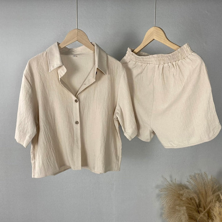 Ladies Soft Lin Course Set Lune London