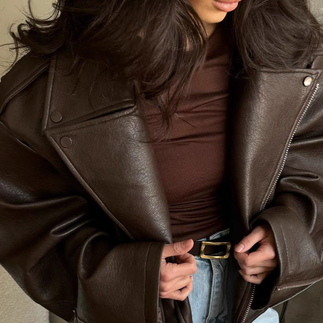 Veste de moto femme avec silhouette innovante Chic & Stil