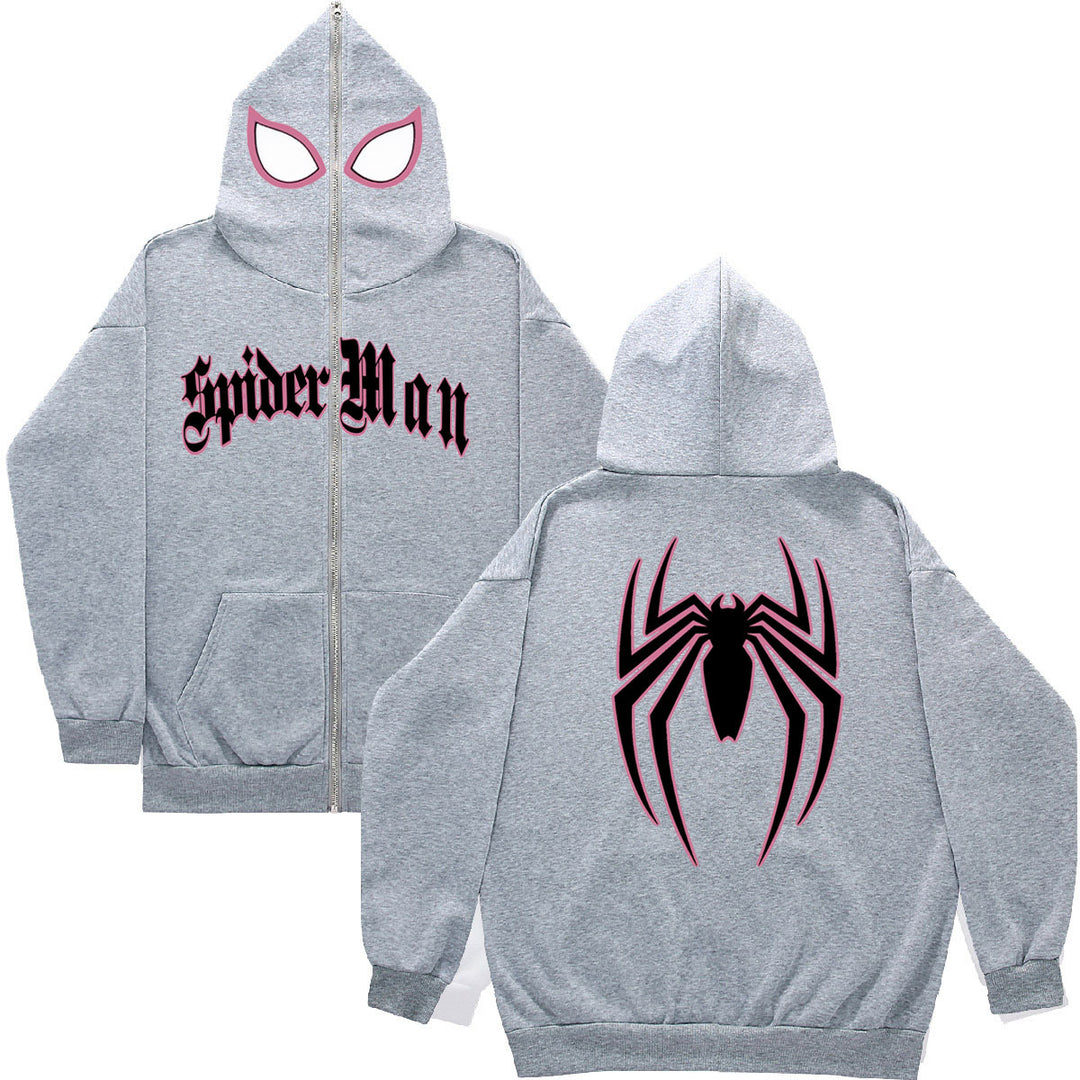 Women's hoodie with Spider-Man design featuring a striking graphic pattern Lune London