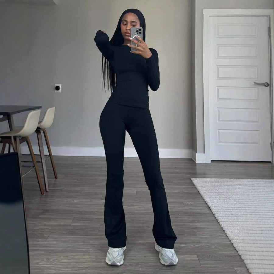 Lune London long sleeve women's sports jumpsuit with fluid design