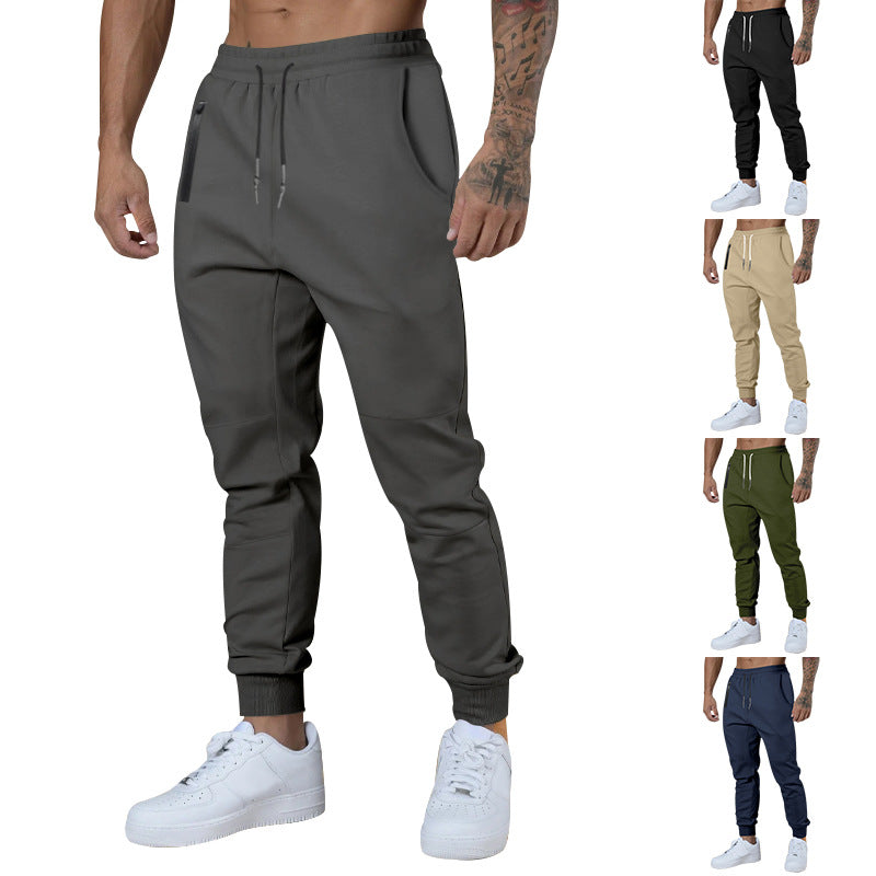 Sporty lifestyle jogger pants for men with elastic waistband and practical pockets Lune London