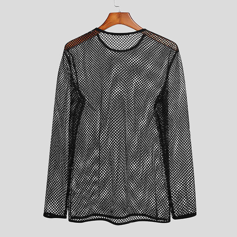 Lune London long sleeve mesh tops for men