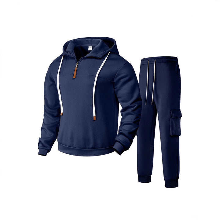 Men's Sporty Tracksuit with Modern Zipper and Practical Pockets Lune London