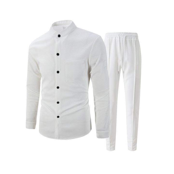 Comfortable nightwear for men with breathable top and elastic pants Lune London