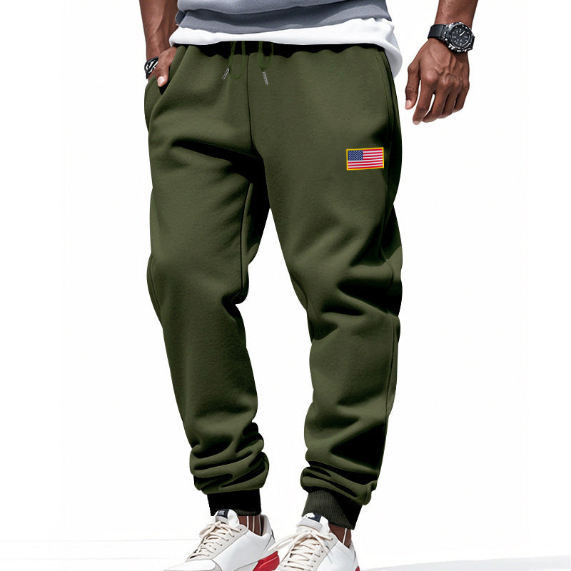 Sport pants for men with elastic waist and practical side pockets Lune London