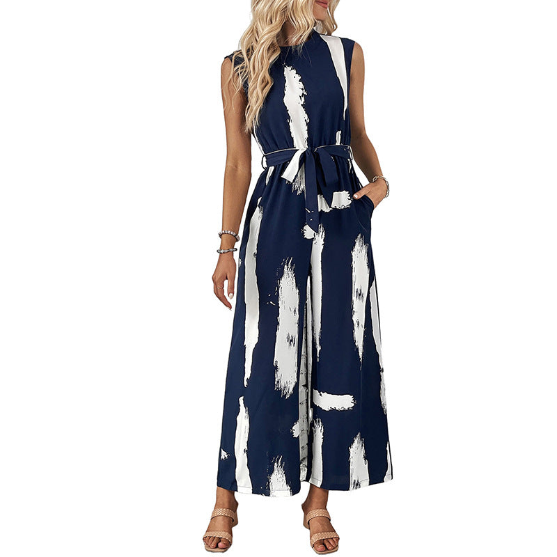 Chic Women's Wide Leg Pants Overall Lune London