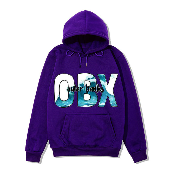 Women's Hooded Sweatshirt with Maritime Graphic Design Chic & Stil