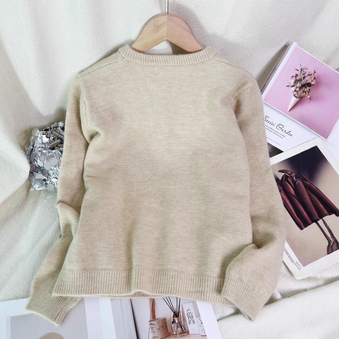 Cardigan à motif cœur pour femmes Chic & Stil