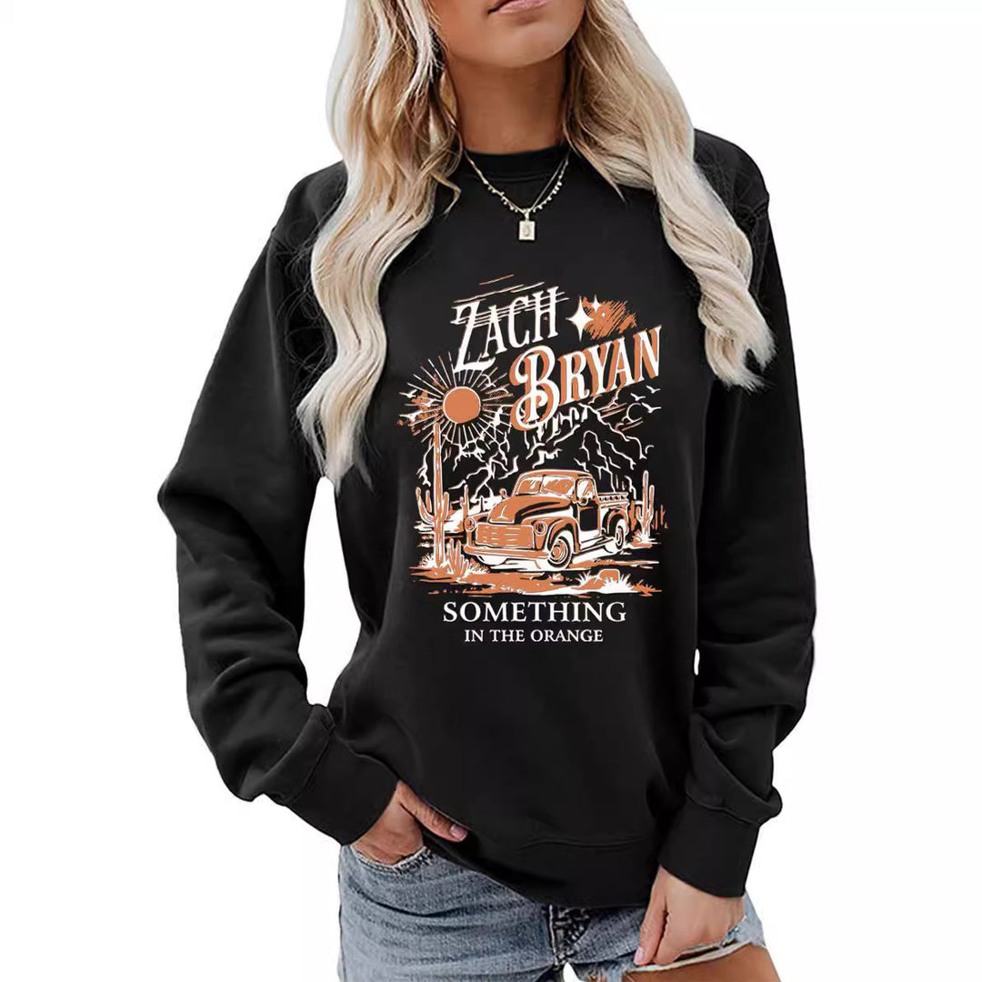 Sweat-shirt femme avec design de camion vintage inspirant Chic & Stil