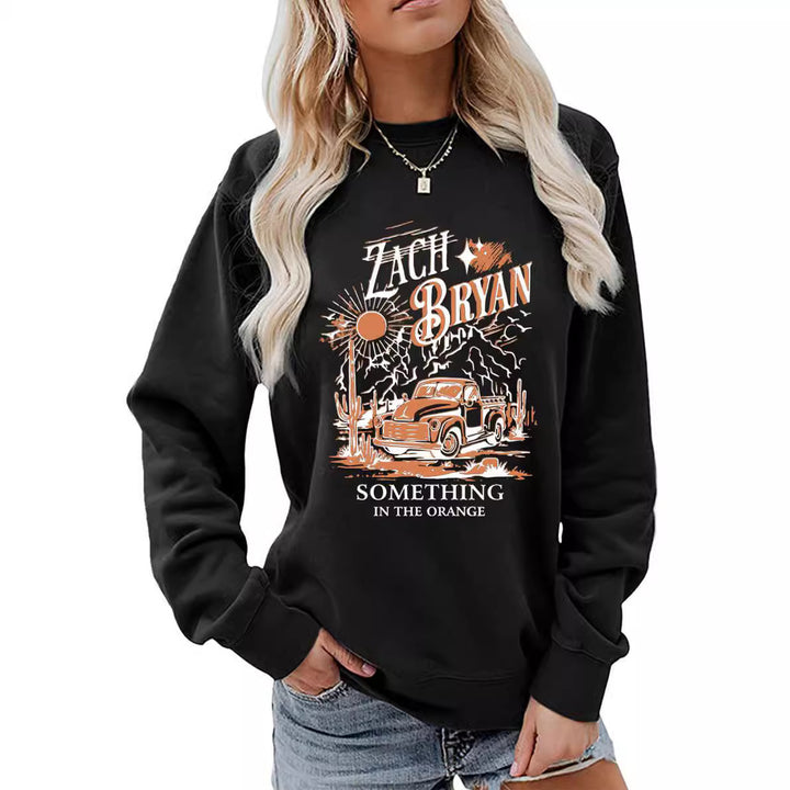 Sweat-shirt femme avec design de camion vintage inspirant Chic & Stil