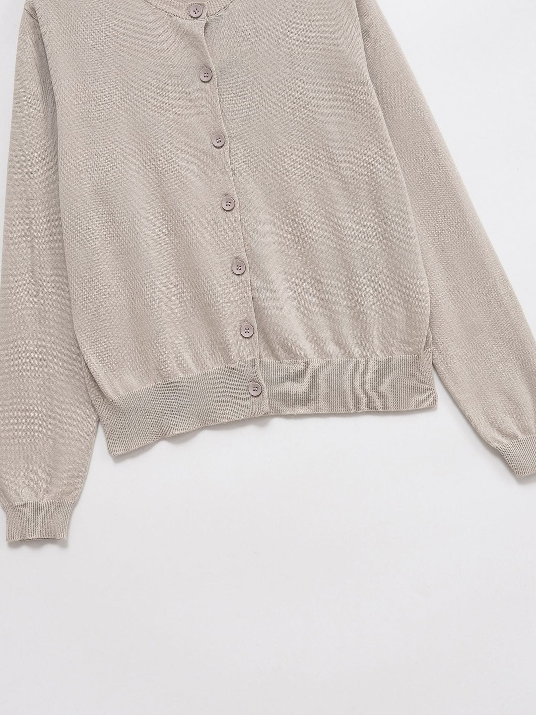 Ladies casual cardigan with button details Lune London