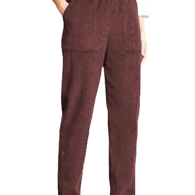 Leisure pants for women with elastic waistband and side pockets Lune London