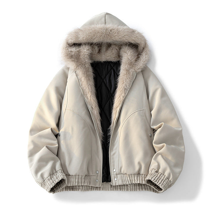 Lune London | Women's Camouflage Winter Jacket with Cozy Faux Fur Lining