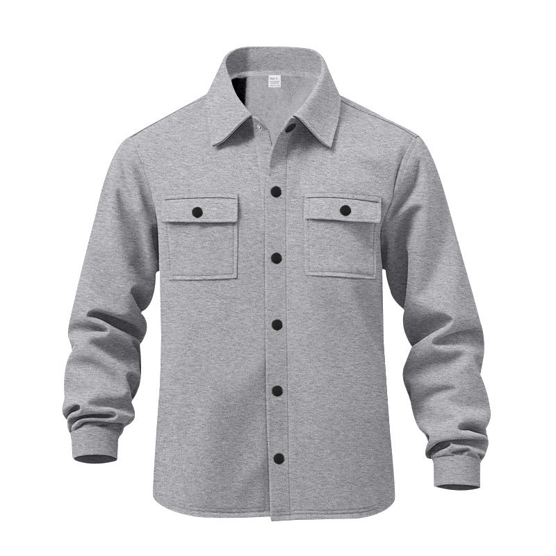 Trendy flannel jacket for men with practical pockets Lune London