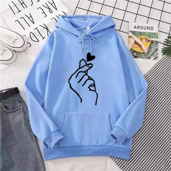 Women’s hoodie with creative hand graphic Chic & Stil
