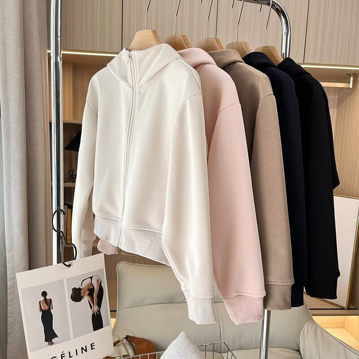 Veste à capuche confortable pour femmes avec zip innovant Chic & Stil