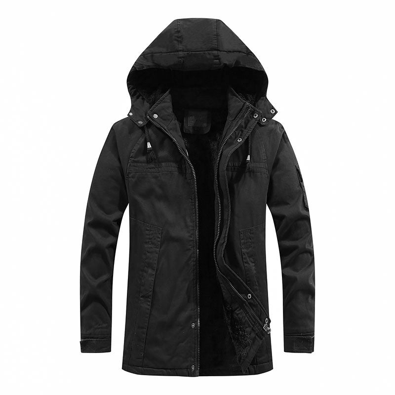 Functional winter jacket for men with fitted fleece lining Lune London