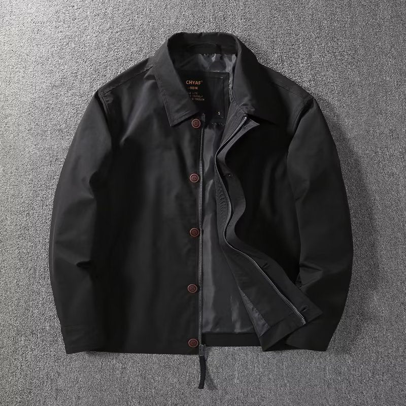 Fashionable men's transitional jacket with a versatile fit and practical pockets Lune London