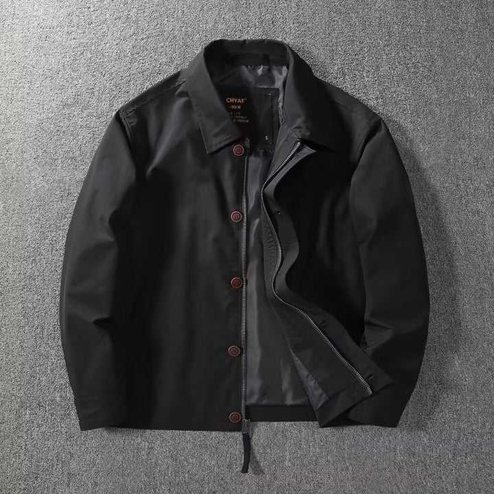 Fashionable men's transitional jacket with a versatile fit and practical pockets Lune London