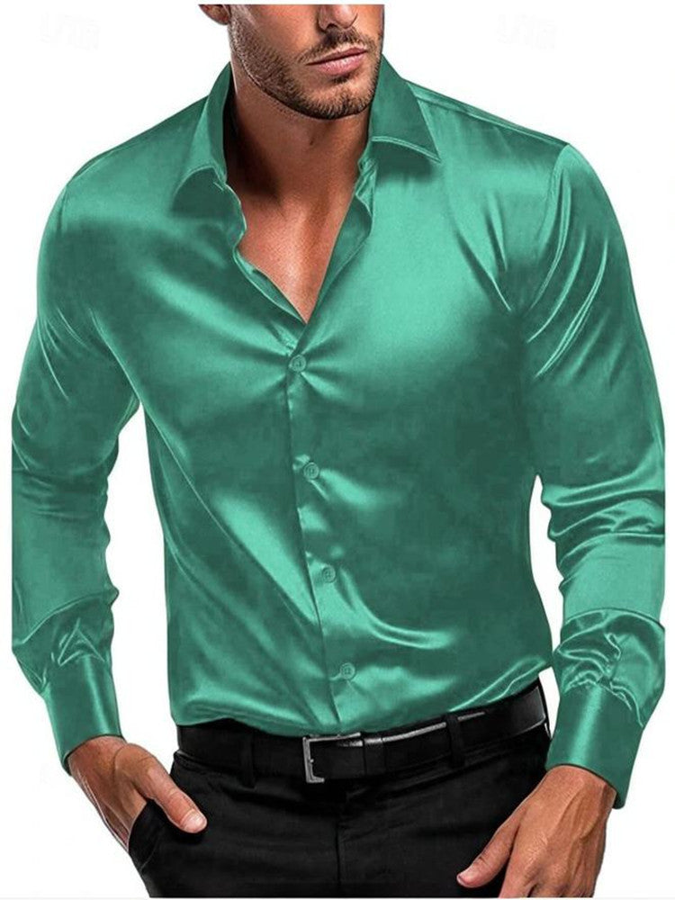 Men's Elegant and Timeless Silk Shirt Lune London