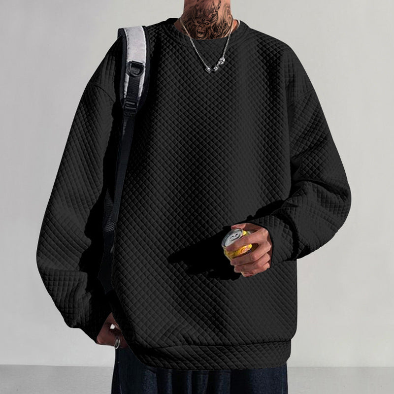 Men's Sweatshirt with Chic and Stylish Textured Design