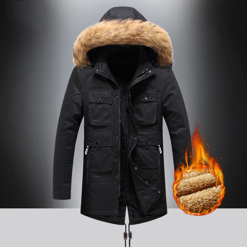 Insulated parka jacket for men Lune London