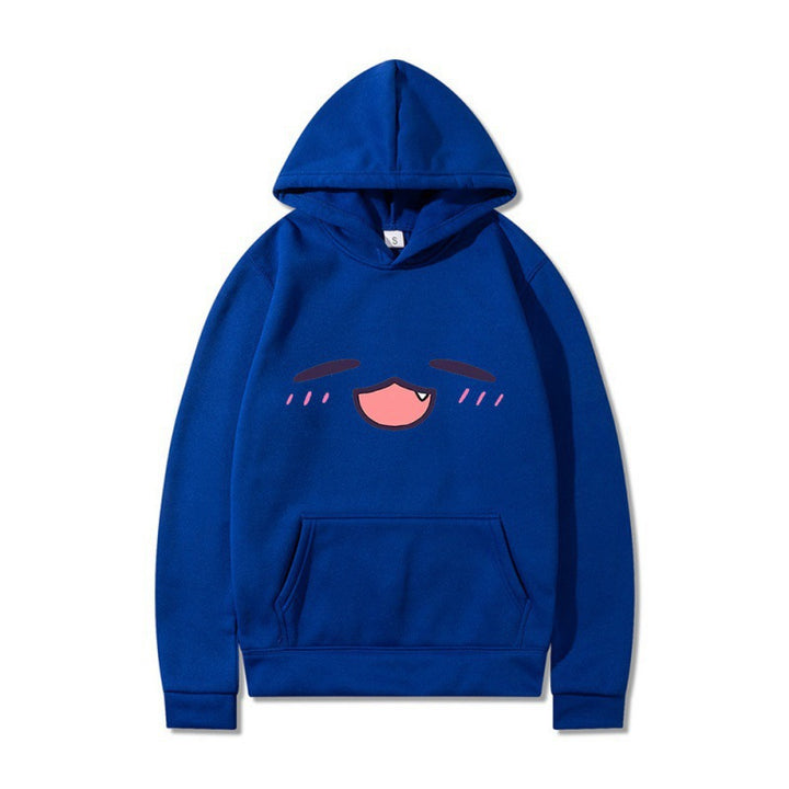 Women's hoodie with cheerful cartoon face and comfortable fit Lune London